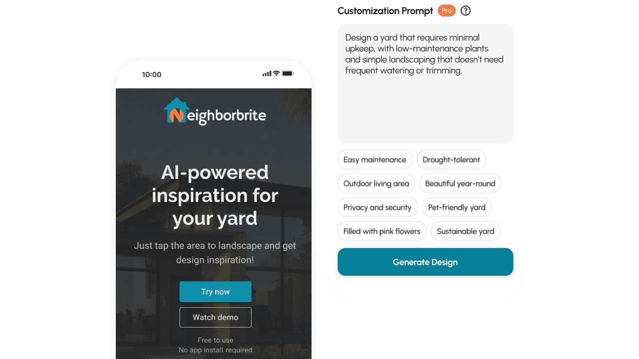 Neighborbrite AI Landscaping preview